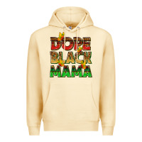 Pina Colada dope black mama with butterflies Premium Hoodie - texasbilliewilder