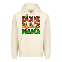 Tofu dope black mama with butterflies Premium Hoodie - texasbilliewilder
