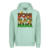 Seafoam dope black mama with butterflies Premium Hoodie - texasbilliewilder