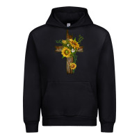 Black sunflower cross Urban Hoodie - texasbilliewilder