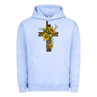 Pigment Grape Ice sunflower cross Urban Hoodie - texasbilliewilder