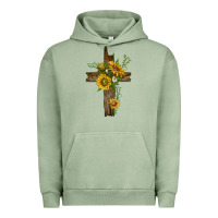 Sunflower Cross Urban Hoodie | Teevron