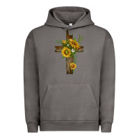 Pigment Tornado sunflower cross Urban Hoodie - texasbilliewilder