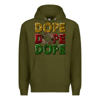 Army Green dope dope dope Premium Hoodie - texasbilliewilder