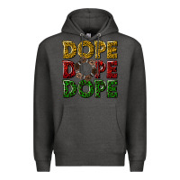 Charcoal Heather dope dope dope Premium Hoodie - texasbilliewilder