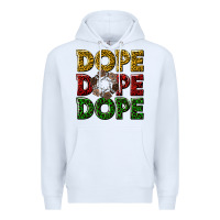 White dope dope dope Premium Hoodie - texasbilliewilder