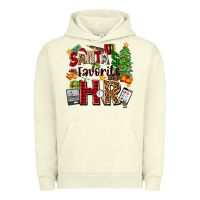 Pigment Pistachio santa's favorite hr Urban Hoodie - Zillion Design Studio
