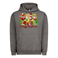 Pigment Tornado merry christmas wine glasses Urban Hoodie - Zillion Design Studio