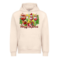 Sandshell merry christmas wine glasses Urban Hoodie - Zillion Design Studio