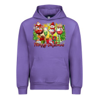 Tulip merry christmas wine glasses Urban Hoodie - Zillion Design Studio