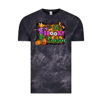 Cloud Black it's spooky season halloween Vintage Tee - Artiststas