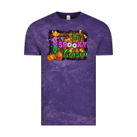 Cloud Purple it's spooky season halloween Vintage Tee - Artiststas