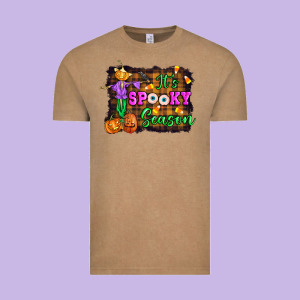 It's Spooky Season Halloween Vintage Tee Designed By Artiststas