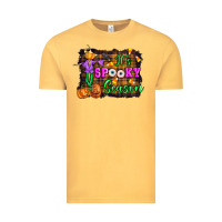 Vintage Mustard it's spooky season halloween Vintage Tee - Artiststas