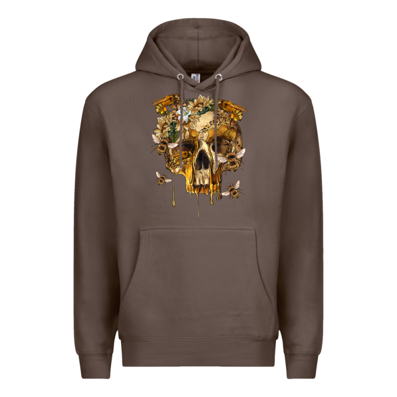 Flower Skeleton Bees Premium Hoodie by RanaPortraitStore | Teevron