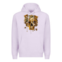 Lilac Flower Skeleton Bees Premium Hoodie - RanaPortraitStore