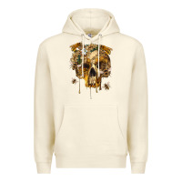 Sandshell Flower Skeleton Bees Premium Hoodie - RanaPortraitStore