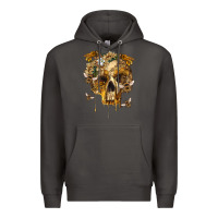 Smoke Flower Skeleton Bees Premium Hoodie - RanaPortraitStore