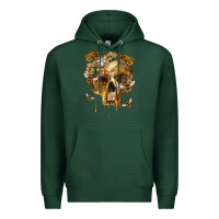 Sports Green Flower Skeleton Bees Premium Hoodie - RanaPortraitStore