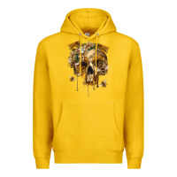 Lemon Flower Skeleton Bees Premium Hoodie - RanaPortraitStore