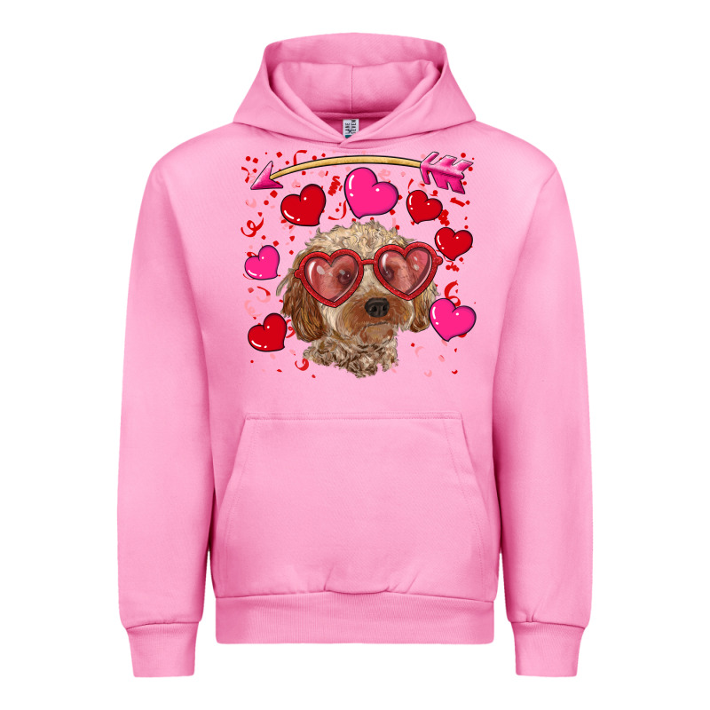 Valentine's Day Cockapoo Urban Hoodie by RanaPortraitStore | Teevron