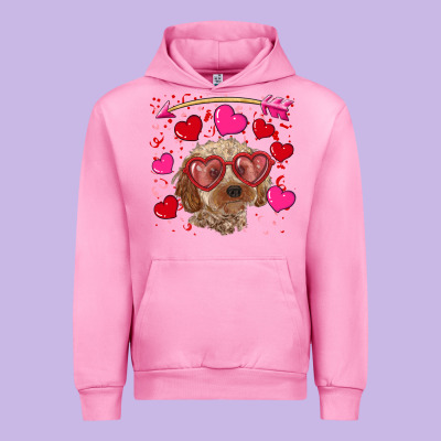 Urban Hoodie Valentine's day cockapoo