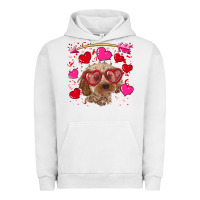 Pigment Lunar Rock Valentine's day cockapoo Urban Hoodie - RanaPortraitStore