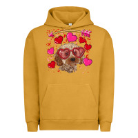 Pigment Peanut Butter Valentine's day cockapoo Urban Hoodie - RanaPortraitStore