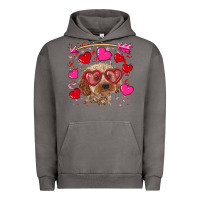 Pigment Tornado Valentine's day cockapoo Urban Hoodie - RanaPortraitStore