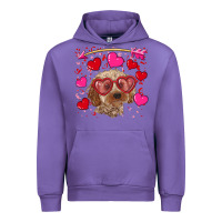 Tulip Valentine's day cockapoo Urban Hoodie - RanaPortraitStore