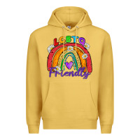 Antique Gold lgbtq friendly Premium Hoodie - Zillion Design Studio