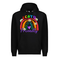 Black lgbtq friendly Premium Hoodie - Zillion Design Studio