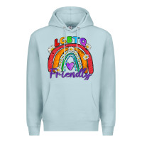 Blue Mist lgbtq friendly Premium Hoodie - Zillion Design Studio