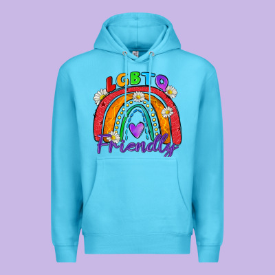 Lgbtq Friendly Premium Hoodie Designed By Zillion Design Studio