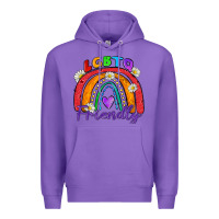 Purple lgbtq friendly Premium Hoodie - Zillion Design Studio