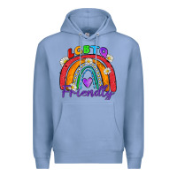 Colony Blue lgbtq friendly Premium Hoodie - Zillion Design Studio