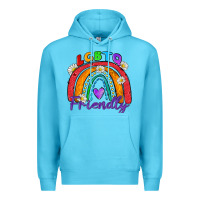 Ocean Blue lgbtq friendly Premium Hoodie - Zillion Design Studio