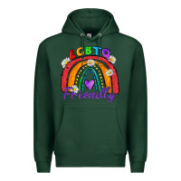 Sports Green lgbtq friendly Premium Hoodie - Zillion Design Studio