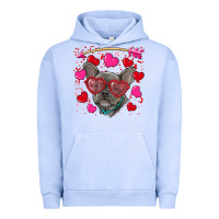 Pigment Grape Ice Valentine's day french bulldog puppy Urban Hoodie - RanaPortraitStore