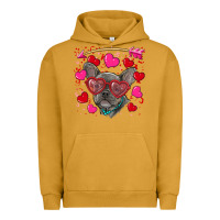 Pigment Peanut Butter Valentine's day french bulldog puppy Urban Hoodie - RanaPortraitStore