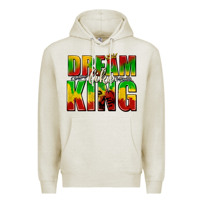 Dream Like King With Crown Premium Hoodie by texasbilliewilder | Teevron