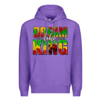Purple dream like king with crown Premium Hoodie - texasbilliewilder