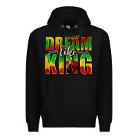 Black dream like king with crown Premium Hoodie - texasbilliewilder