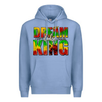 Colony Blue dream like king with crown Premium Hoodie - texasbilliewilder