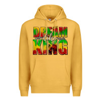 Mustard dream like king with crown Premium Hoodie - texasbilliewilder