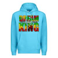 Ocean Blue dream like king with crown Premium Hoodie - texasbilliewilder