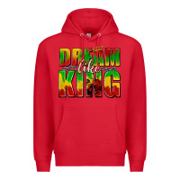 Red dream like king with crown Premium Hoodie - texasbilliewilder