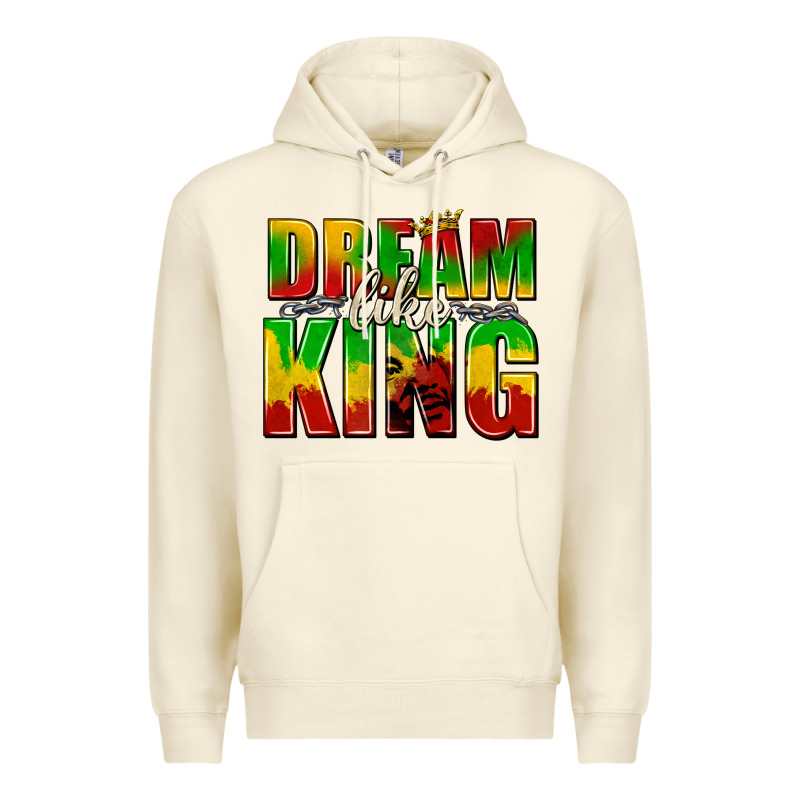 Dream Like King With Crown Premium Hoodie by texasbilliewilder | Teevron