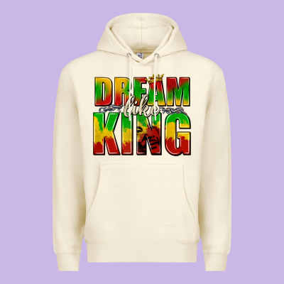 Dream Like King With Crown Premium Hoodie Designed By Texasbilliewilder