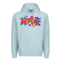 Blue Mist hippie Premium Hoodie - Zillion Design Studio